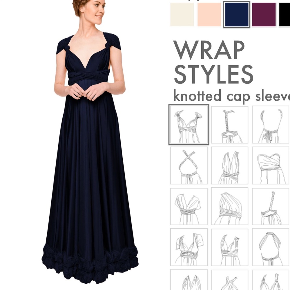 Twobirds Sapphire Blue Rosettes Size 0-12